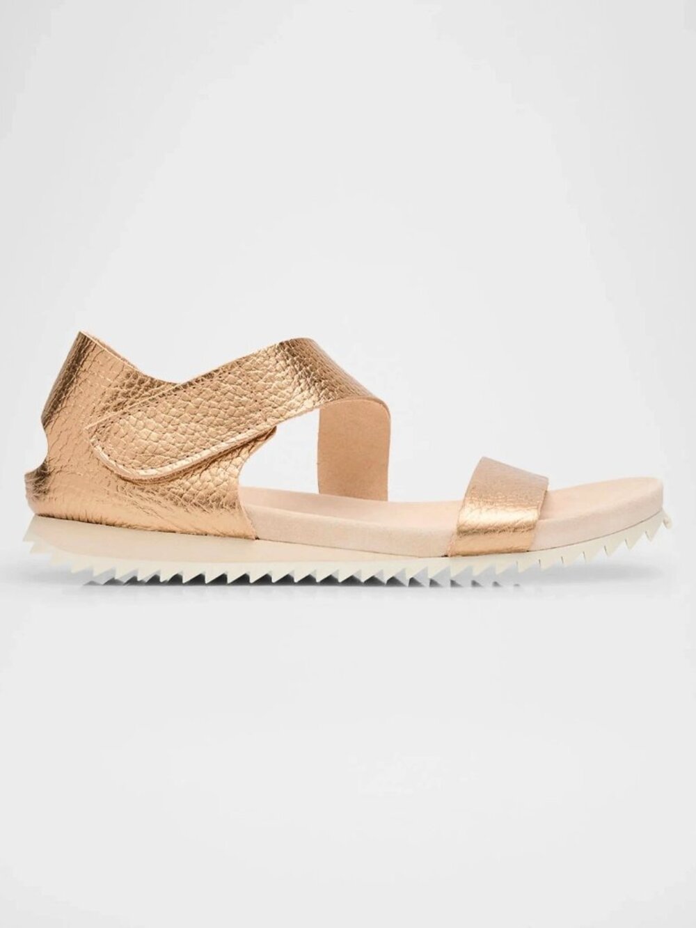 $600 PEDRO GARCIA Jedda LEATHER  Ankle-Grip Comfort Sandals ROSE GOLD 37 (TE18)